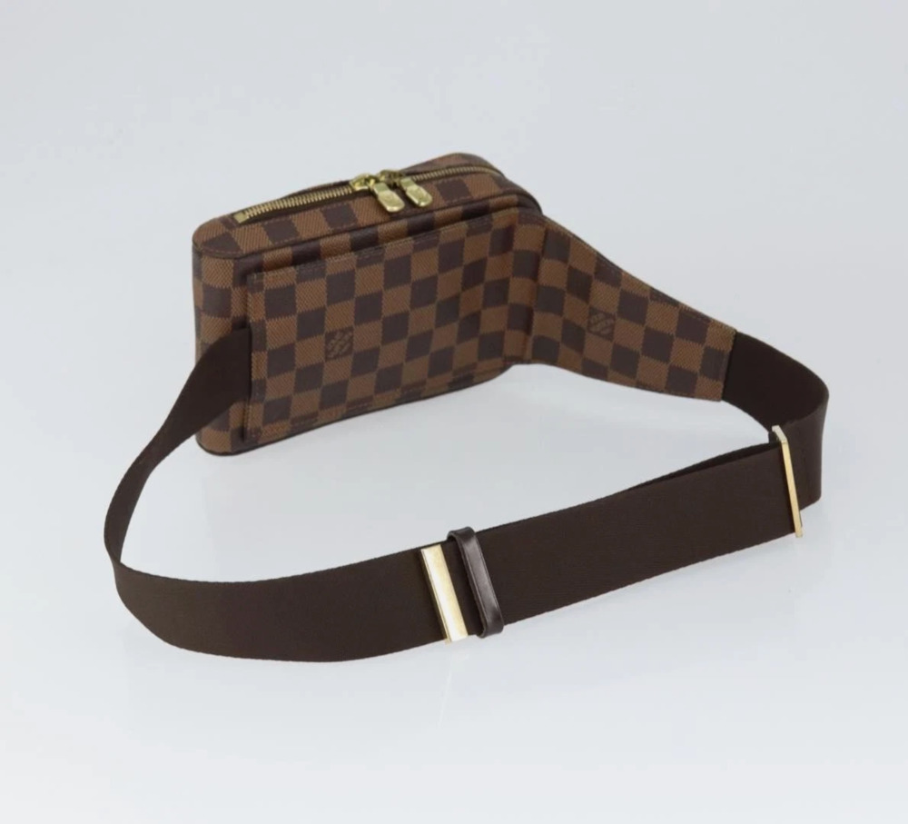 Louis Vuitton Avenue Sling Bag Damier Ebene Crossbody Chest Bag Men’s Women’s - Picture 6 of 11